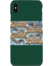 Load image into Gallery viewer, Do What Makes You Happy With Bats Gift For Girls Phone case