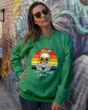 Load image into Gallery viewer, I Do What I Want Skull Sunflower Special Custom Design Sweatshirt