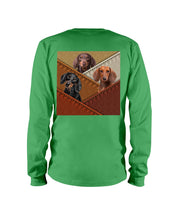 Load image into Gallery viewer, Three Cute Shih Tzu In Bag Gift For Dog Lovers Unisex Long Sleeve