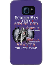Load image into Gallery viewer, October Man Son Of God Birthday Meaningful Gift For Men Phone case