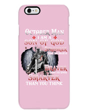 Load image into Gallery viewer, October Man Son Of God Birthday Meaningful Gift For Men Phone case