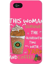 Load image into Gallery viewer, The Quarantine Time With Yarn And Coffee Gift For Women Phone case