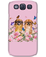 Load image into Gallery viewer, Pekingese With Peonies Gift For Dog Lovers Phone case