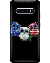 Load image into Gallery viewer, Lovely Phone Case Three Owl With US Flag Gift For Owl Lovers Phone case