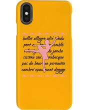 Load image into Gallery viewer, Ballet Words Pink Pattern Gift For Ballet Dancer Phone case