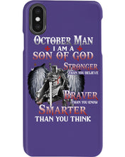 Load image into Gallery viewer, October Man Son Of God Birthday Meaningful Gift For Men Phone case