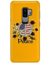 Load image into Gallery viewer, Peace Sign Sunflower Birthday Gift For Girls Phone case