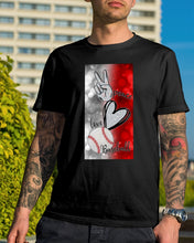 Load image into Gallery viewer, Baseball Peaceful Love Gift For Baseball Lovers Guys Tee