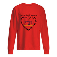 Load image into Gallery viewer, Sewing I'm A Simple Woman Gift For Women Sweatshirt