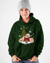 Load image into Gallery viewer, Funny Golden Retrievers Sleep In Red Boots Gift For Dog Lovers Hoodie