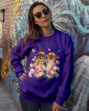 Load image into Gallery viewer, Pekingese With Peonies Gift For Dog Lovers Sweatshirt