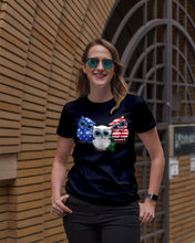 Load image into Gallery viewer, Lovely Phone Case Three Owl With US Flag Gift For Owl Lovers Ladies Tee