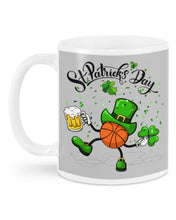 Load image into Gallery viewer, Basketball Saint Patrick's Day Gift For Basketball Lovers Mug