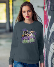 Load image into Gallery viewer, Lovely Phone Case With Lavender Flowers Gift For Chihuahua Lovers Sweatshirt