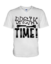Load image into Gallery viewer, Break Bone Time White Background Gift For Women Guys V-Neck