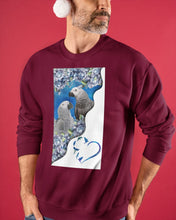 Load image into Gallery viewer, Magical Gray Couple African Parrot Gift For Bird Lovers Sweatshirt