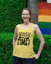 Load image into Gallery viewer, Break Bone Time White Background Gift For Women Ladies Flowy Tank