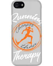 Load image into Gallery viewer, Running Cheaper Than Therapy Gift For Running Lovers Phone case