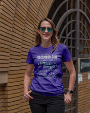 Load image into Gallery viewer, December Girl I Have Three Sides Birthday Gift For Women Ladies Tee
