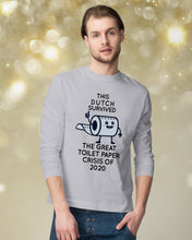 Load image into Gallery viewer, Dutch Survived The Great Toilet Paper Crisis Of 2020 For Personalized Nation Gift Unisex Long Sleeve