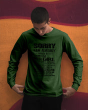 Load image into Gallery viewer, I'm Already Taken By December Sexy And Crazy Girl For Birthday Gift Unisex Long Sleeve