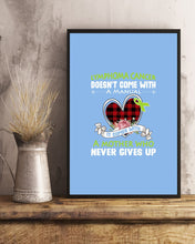 Load image into Gallery viewer, Lymphoma Cancer Doesn't Come With A Manual Vertical Poster