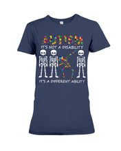 Load image into Gallery viewer, Autism It's A Different Ability Gift For Autism People Ladies Tee