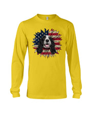 Load image into Gallery viewer, English Cocker Spaniel US Sunflower Gift For Dog Lovers Unisex Long Sleeve