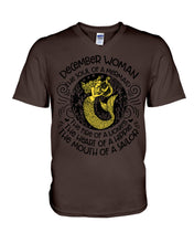 Load image into Gallery viewer, December Woman The Soul Of A Mermaid Birthday Meaningful Gift For Women Guys V-Neck