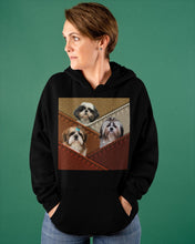 Load image into Gallery viewer, Three Cute Shih Tzu In Bag Gift For Dog Lovers Hoodie