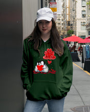 Load image into Gallery viewer, Penguin Forever Love With Red Heart Balloon Gift For Penguin Lovers Hoodie
