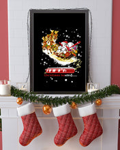 Load image into Gallery viewer, Baseball Xmas Sleigh Loading Gift For Baseball Lovers Vertical Poster