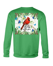 Load image into Gallery viewer, Scarlet Macaw With Butterflies I Am Always With You Gift For Lover Sweatshirt