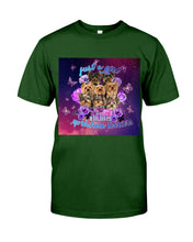 Load image into Gallery viewer, A Girl Loves Yorkshire Terrier Gift For Dog Lovers Guys Tee