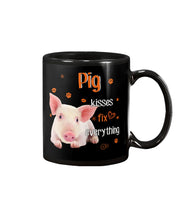 Load image into Gallery viewer, Pig Kisses Fix Everything Gift For Pig Lovers Mug