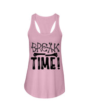 Load image into Gallery viewer, Break Bone Time White Background Gift For Women Ladies Flowy Tank