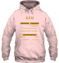 Load image into Gallery viewer, Kim Custom Name Gift A Warrior's Mentality With A Poet's Soul Hoodie