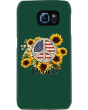 Load image into Gallery viewer, Peace Sign Sunflower Birthday Gift For Girls Phone case