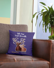 Load image into Gallery viewer, Custom Name Deers Gift For Boyfriend Till Our Last Breath Pillow Cover