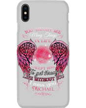 Load image into Gallery viewer, You Taught Me Many Things In Life Custom Name Gift For Son Name Michael Phone case