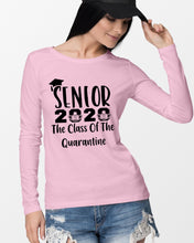 Load image into Gallery viewer, Senior 2020 The Class Of The Quarantine Unique Custom Design Unisex Long Sleeve