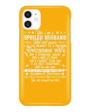 Load image into Gallery viewer, Shes Stubborn Messy And A Brat At Times Black Gift For Husband Phone case