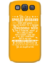 Load image into Gallery viewer, Shes Stubborn Messy And A Brat At Times Black Gift For Husband Phone case