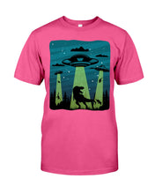 Load image into Gallery viewer, UFA Dinosaur T Rex Sky Full Of Stars Guys Tee