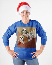 Load image into Gallery viewer, Three Cute Shih Tzu In Bag Gift For Dog Lovers Sweatshirt