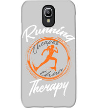 Load image into Gallery viewer, Running Cheaper Than Therapy Gift For Running Lovers Phone case