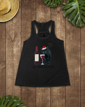 Load image into Gallery viewer, Cat Drink And Be Merry Meaningful Gift For Women Ladies Flowy Tank