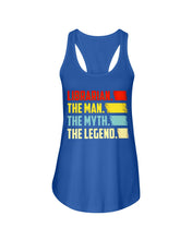 Load image into Gallery viewer, Vintage Funny Librarian The Man The Myth The Legend Gift For Friends Ladies Flowy Tank