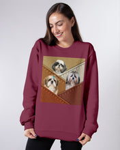 Load image into Gallery viewer, Three Cute Shih Tzu In Bag Gift For Dog Lovers Sweatshirt