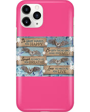 Load image into Gallery viewer, Do What Makes You Happy With Bats Gift For Girls Phone case